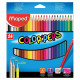Bolsa de lápiz de colores MAPED Color'Peps 18