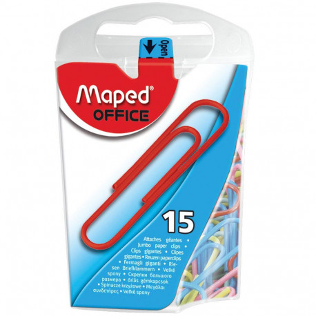 Doos van 100 brief bijlagen MAPED 25 mm kleur