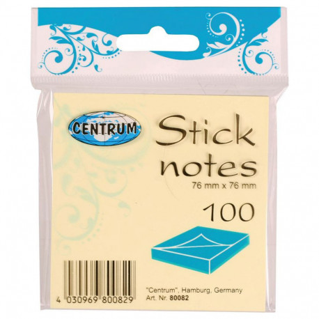 Bloc notes 100 feuilles - Jaune pastel