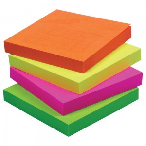 SACHET 4 BLOCS 80 POST IT NOTES 38X51MM