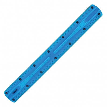Règle en plastique flexible 30 CM - Bleu