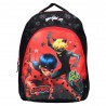 Sac à dos Ladybug Miraculous Noir 44 CM - Cartable