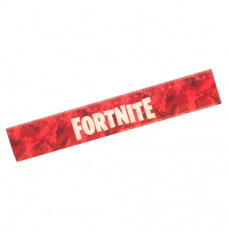 Règle Scolaire Flexible Fortnite 30 Cm Rouge