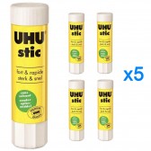Stick met witte lijm UHU 21 g - medium formaat