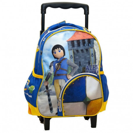 Playmobil Super 4 Alex 31 CM maternal trolley wheeled backpack 