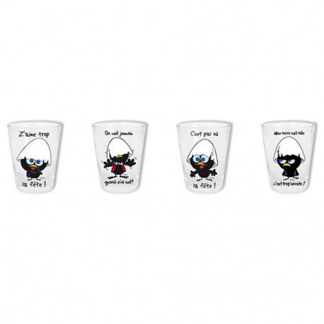 Calimero di sparatutto, set di 4