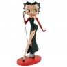 Statuette Betty Boop Chanteuse - Robe noire pailletée