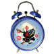 Alarm clock metal cage Blue 12 CM