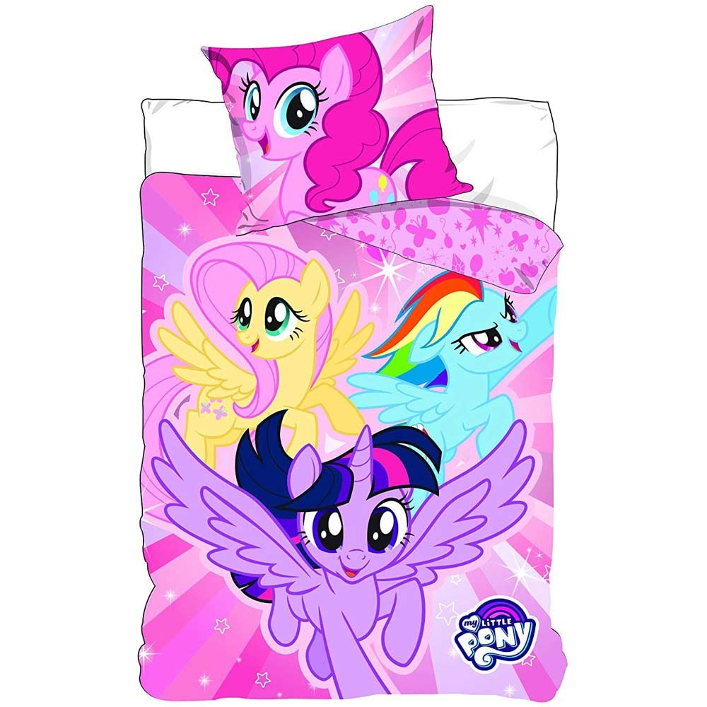 My Little Pony 140x200 Cm Duvet Cover And Pillow