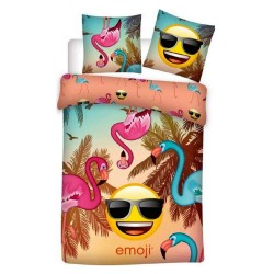 Emoji 140x200 cm duvet cover and pillow
