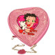 Betty Boop Heart Straw Coin Holder