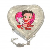 Betty Boop Heart Straw Coin Holder
