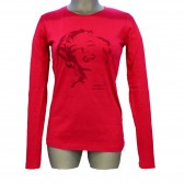 Ster Marilyn Monroe roze tee shirt-maat: XL