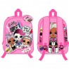 Sac à dos maternelle LOL Surprise 30 CM Réversible