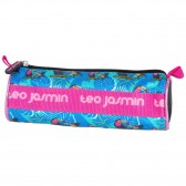 Trousse ronde Teo Jasmin Chat Jasmine 22 CM - Haut de gamme