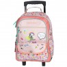 Sac à dos à roulettes Teo Jasmin School 43 CM Haut de gamme
