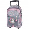 Sac à dos à roulettes Teo Jasmin Chat Jasmine 43 CM Haut de gamme