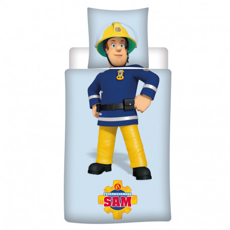 Duvet cover Sam the Fireman 140x200 cm with pillow taie