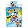 Parure housse de couette Mickey Donald et Goofy 140x200 cm et Taie d'oreiller