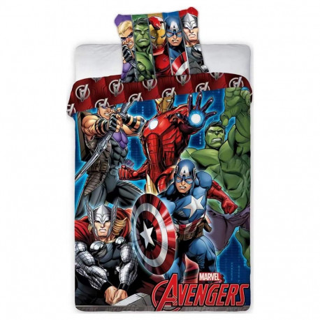 Avengers 140x200 Cm Cotton Duvet Cover And Pillow Taie