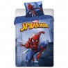 Parure housse de couette coton Spiderman Marvel 140x200 cm et Taie d'oreiller