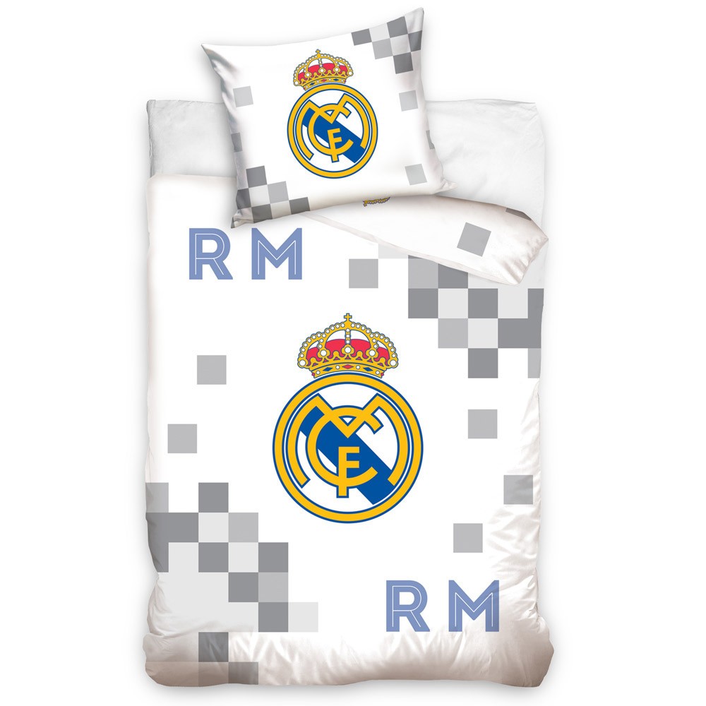 Krijgsgevangene Voorspeller Werkelijk Real Madrid 140x200 cm katoenen dekbedovertrek en kussen taie