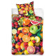 Parure housse de couette Fruits 160x200 cm et Taie d'oreiller