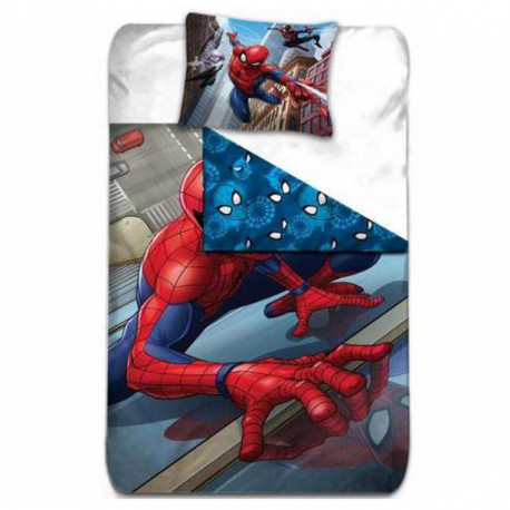 Marvel Spiderman 140x200 cm y funda de edredón Pillow Taie