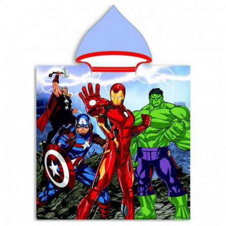 Poncho de bain à capuche Avengers