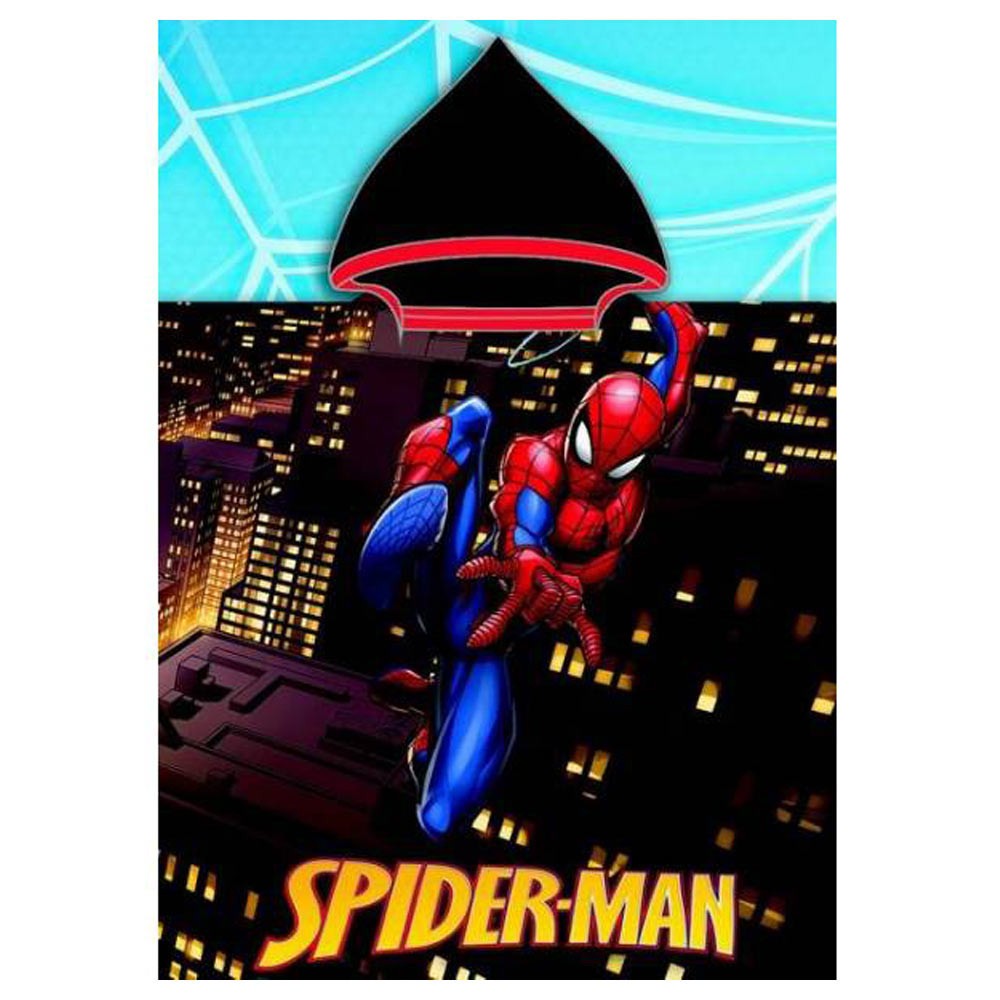 Poncho de con capucha Spiderman