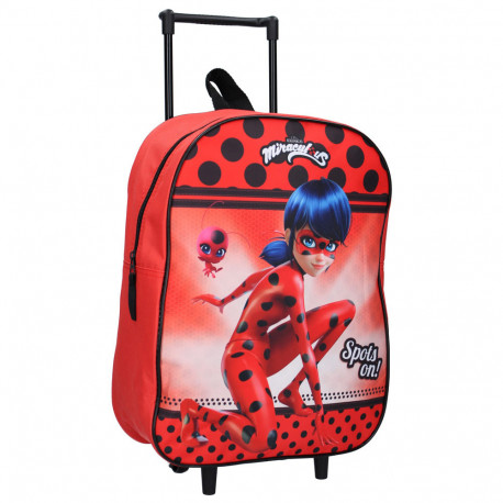 miraculous ladybug rolling backpack