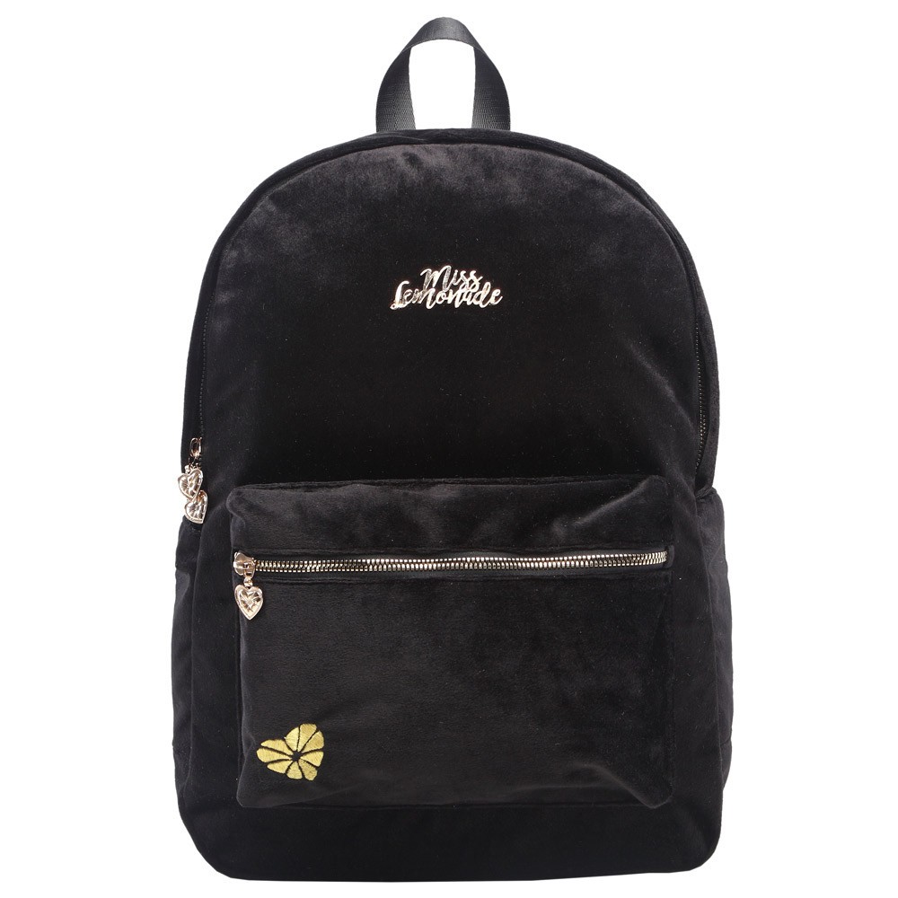 small velvet backpack