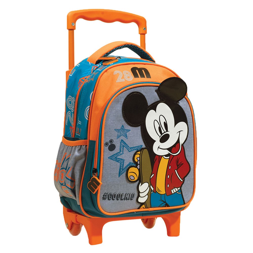 Sac à roulettes Mickey Cool Kid 30 CM - Cartable maternelle