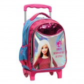 Barbie kleuterschool pailletten rugzak 31 CM