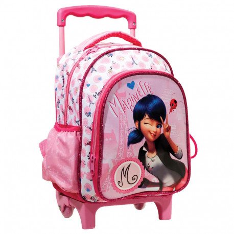 Miracoloso Coccione Rose 30 CM wheeled backpack - Scuola materna