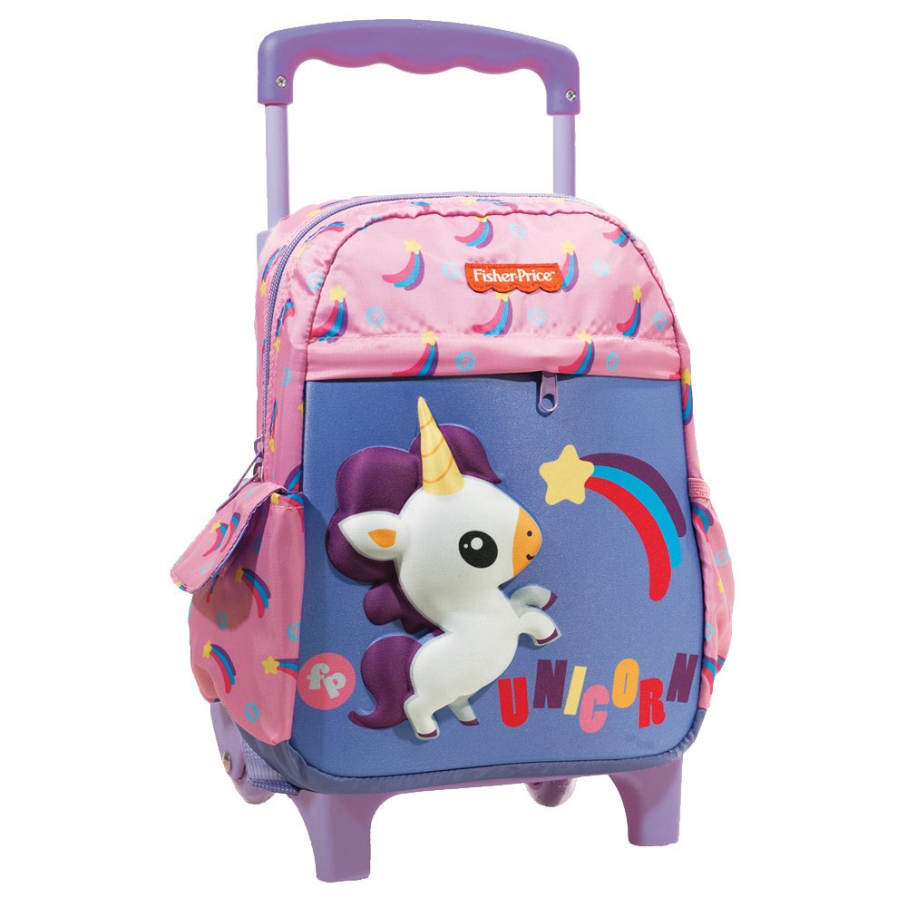 unicorn wheeled backpack