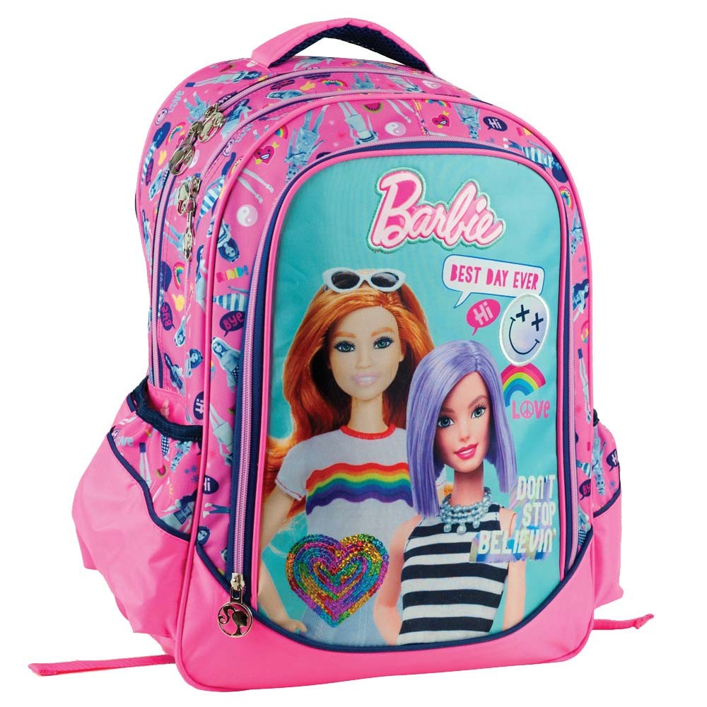  Barbie Mochila - 11 Barbie Backpack Plus calcomanías