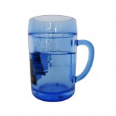 Copa Batman CRISTAL PVC agua azul