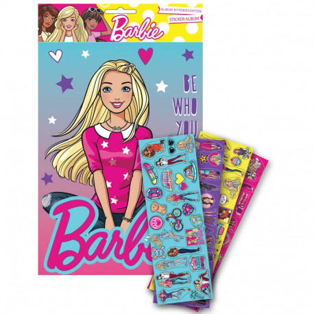 Album Barbie Y 100 Pegatinas