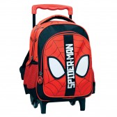 Sac à roulettes maternelle Spiderman 30 CM - Cartable