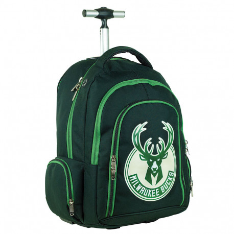 NBA Milwaukee Bucks 48 CM Rucksack auf Rädern - Schulranzen