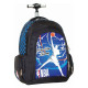 NBA Red Basket 48 CM Wheeled Backpack - Cartable