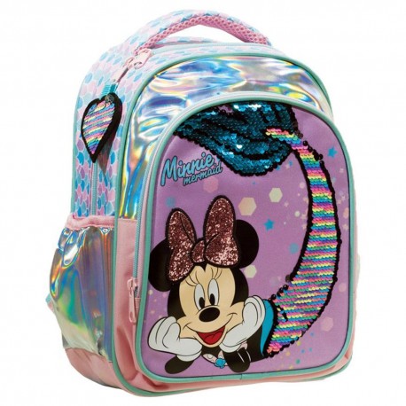 punishment And team Nationwide Minnie Mermaid 30 CM Maternal Backpack - Sequins