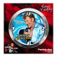 Pendule Johnny Hallyday Neon Blue 38 CM