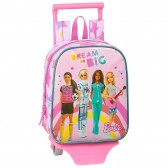 Sac à dos à roulettes maternelle Barbie Dreams 28 CM Trolley Haut de Gamme