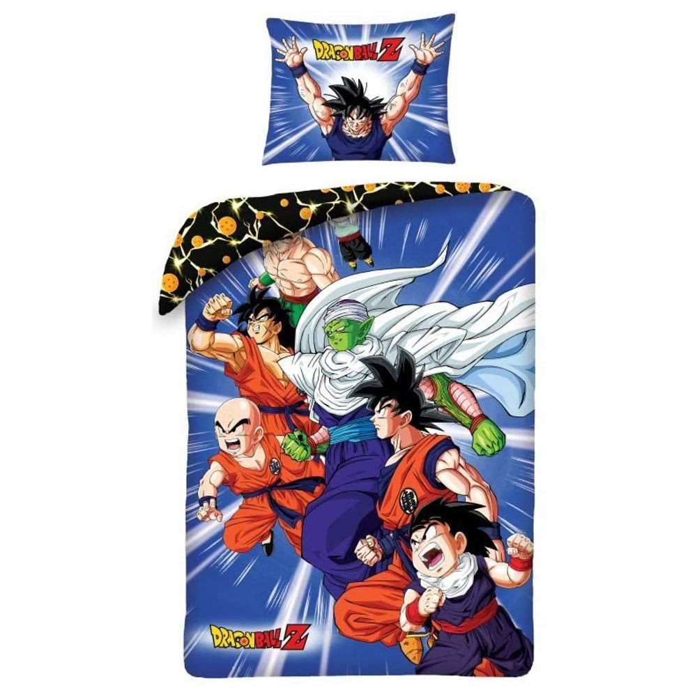Zanahoria Tiempos antiguos cheque Dragon Ball Goku 140x200 cm cubierta de edredón de algodón y taie almohada