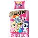 My Little Pony 140x200 cm cotton duvet cover and pillow taie