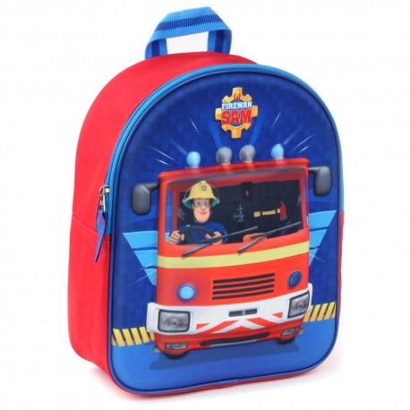 Backpack Sam the Kindergarten Firefighter 3D 31 CM - Cart