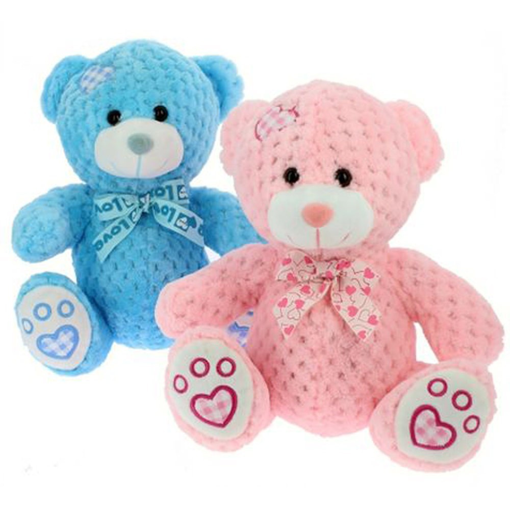 Ours En Peluche 2 Couleurs Au Choix 18 Cm