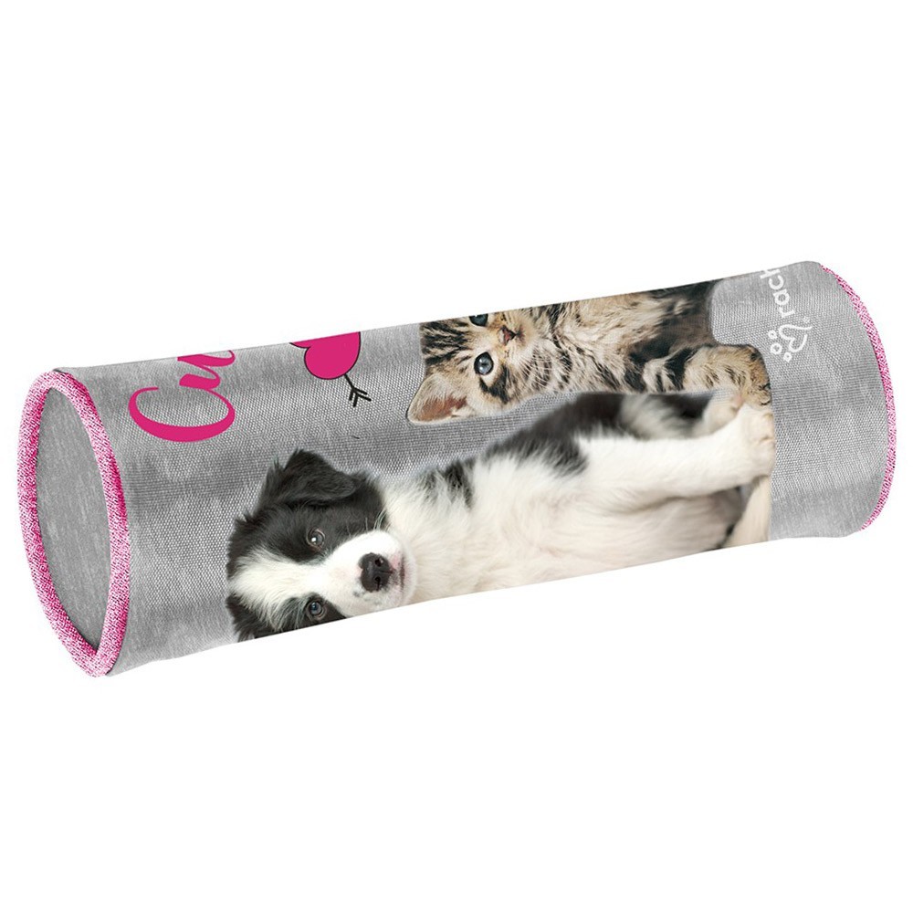 Trousse Ronde Chien Et Chat 21 Cm Haut De Gamme